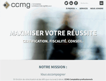 Tablet Screenshot of ccmg.ca